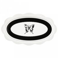 Блюдо фарфоровое "Махаон" (285х165х25 мм)