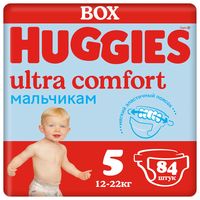 Подгузники "Huggies Ultra Comfort 5. Boy" (12-22 кг; 84 шт.)