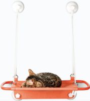 Лежанка-гамак для животных "Furrytail Pet Window Perch" (434x326 мм; оранжевая)