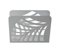 Салфетница "Пальмовый лист" (120х31х95 мм, белый)