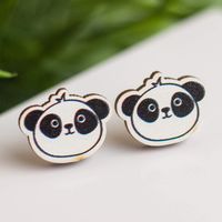 Серьги "Two Panda"