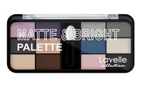 Палетка теней для век "Matte and Bright" тон: 02