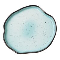 Тарелка плоская керамическая "Синяя" (170 мм)