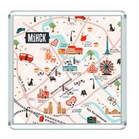 Магнит на холодильник "Мінск №2"