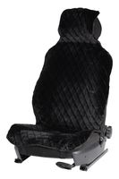Накидка на переднее сидение из искусственного меха (черная; арт. AFC-A-04)