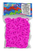 Набор резиночек для плетения "Rainbow Loom. Ярко-розовые"