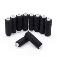 Набор швейных ниток 50/2 "Черный" (183 м; 10 шт.)