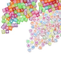 Бусины пластиковые "Веселые буковки"