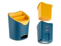 Подставка для столовых приборов (сине-желтая)