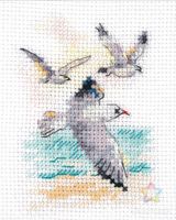 Набор для вышивания "Ветер с моря. Чайки" (60х90 мм)