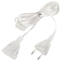 Удлинитель для комнатных гирлянд (5 м; прозрачный)