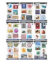 Набор виниловых наклеек "Беларусь. Марки"