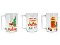 Кружка стеклянная "Christmas"
