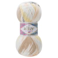 Пряжа "Happy Baby New. Multi Colors №52999" (100 г; 320 м; секционный)