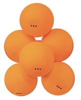 Мячи для настольного тенниса "ATB301" (6 шт.; 3 звезды; оранжевые)