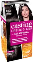 Краска для волос "Casting Creme Gloss" тон: 100, черная ваниль