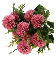 Цветок искусственный "Букет. Астры" (10 цветков)