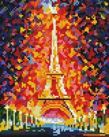 Алмазная вышивка-мозаика "Париж. Огни Эйфелевой башни" (200х250 мм)