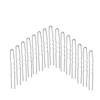 Шпильки для волос "Kaizer" (15 шт.; 60 мм; серебро)