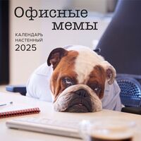 Календарь настенный на 2025 год "Офисные мемы" (30х30 см)