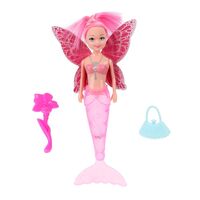 Кукла "Русалка с крыльями" (розовый)