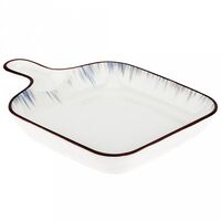 Блюдо фарфоровое "Полярные зори" (221х156х30 мм)