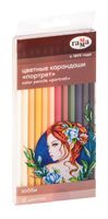 Набор карандашей цветных "Хобби. Портрет" (12 цветов)