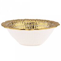 Салатник фарфоровый "Золото" (800 мл)