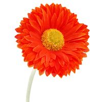 Цветок искусственный "Гербера" (420 мм; оранжевый)