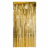 Праздничное украшение растяжка "Шторка для фотозоны" (золотистый)