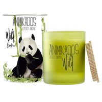 Свеча декоративная ароматизированная "Wild Panda. Бамбуковый"