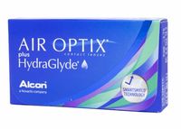 Контактные линзы "Air Optix Plus HydraGlyde" (1 линза; -2,0 дптр)