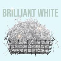 Стружка бумажная "Brilliant White" (белый+серебро; 100 г)