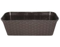 Кашпо "Ротанг" (43х20 см; венге)