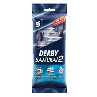 Станок для бритья одноразовый "Derby Samurai 2" (5 шт.)