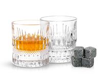 Набор бокалов для виски с охлаждающими камнями "WhiskeySet. IceLine" (2 шт.; 200 мл)