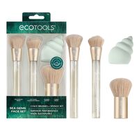 Набор для макияжа "Sea Gems Golden Hour Glow Brush Sponge Set" (4 шт.)