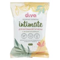 Влажные салфетки для интимной гигиены "Intimate. С экстрактом ромашки" (20 шт.)