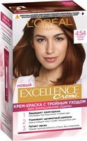 Крем-краска для волос "Excellence Creme" тон: 4.54, богатый медный