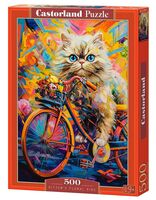 Пазл "Кот на велосипеде" (500 элементов)
