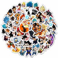 Набор виниловых наклеек "Goku+Goku Spirit Bomb"