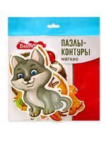 Пазлы-контуры "Первые пазлы" (6 фигурок)