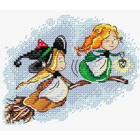 Набор для вышивания "Полёт на метле" (110х130 мм)