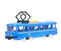 Машинка инерционная "Трамвай №43" (синий)