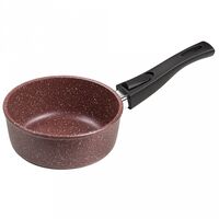 Ковш алюминиевый 1 л "Шоколад" (съемная ручка)