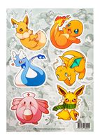 Набор виниловых наклеек "Pokemon №3"
