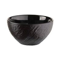 Салатник фарфоровый "Wild Slate" (120 мм; чёрный)