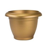 Цветочный горшок "Терра" (6 л; золотой)