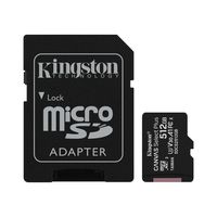 Карта памяти microSDXC 512Gb Kingston Canvas Select Plus (с адаптером)