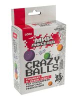 Набор для опытов "Crazy balls" (зелёные, сиреневые, оранжевые)